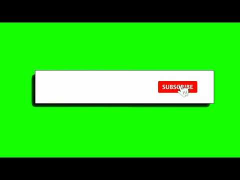 Green Screen Animated Subscribe Button | green screen subscribe button copyright free | green screen