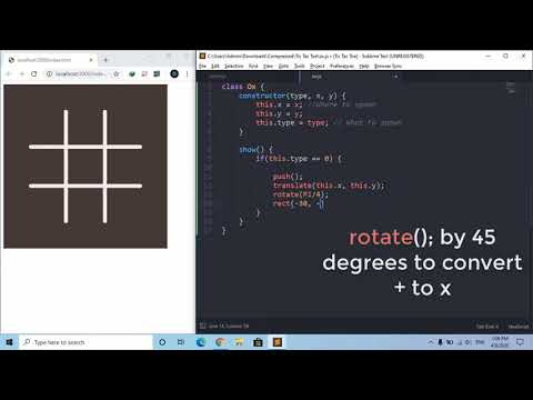 [Tutorial] Code Tic Tac Toe in Javascript (with p5.js) | (1/3)