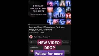 This one is my favorite yet. #relaxingtales #sleepstory #affrimations #meditation #fantasy