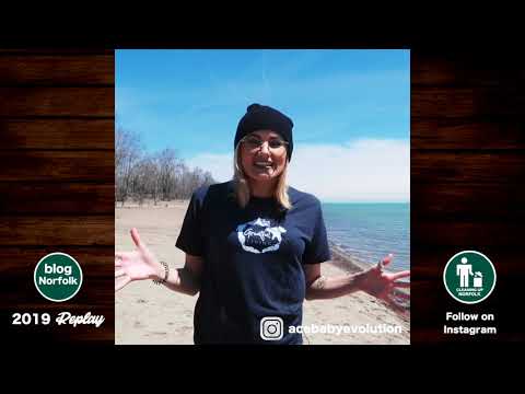 Beach Cleanup with Cleaning Up Norfolk 2019