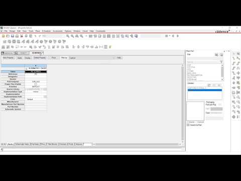 OrCAD Capture Tutorial 07 Assign Part Information to the Design