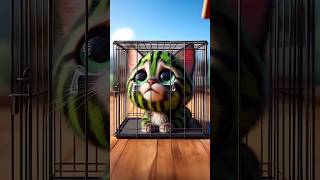 water melon cat found old man 🐱#ai #youtubeshorts #cats #aicontent #animals#shorts