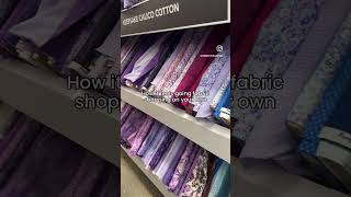 Who else agrees? #lifestylevlog #sewing #scrunchiegang #fabric #fabricshopping #smallbussiness #shop