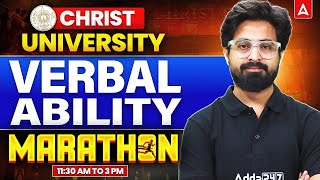 Christ University Entrance Test 2026 | Verbal Ability Marathon | Complete VA Prep in One Class