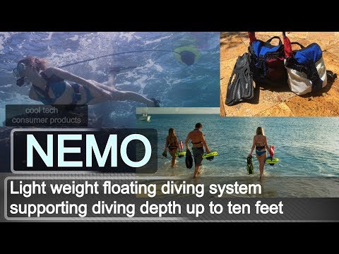 NEMO by BLU3: snorkelling gear & scuba diving gear accessories in The world's smallest dive system