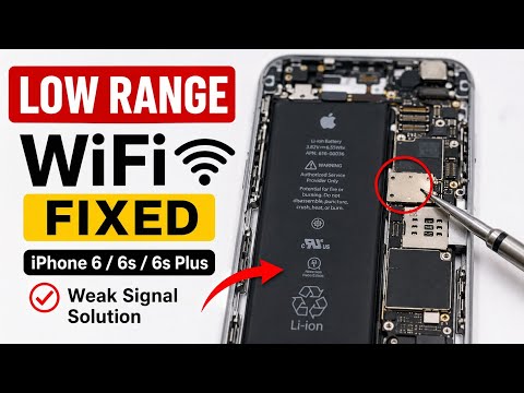 How To Repair iPhone 6 / 6 Plus Weak WiFi Range | Antenna Problem Solved
