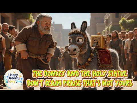 The Ass Carrying the Image | Aesop's Fable in English | Happy Dreams Storytime
