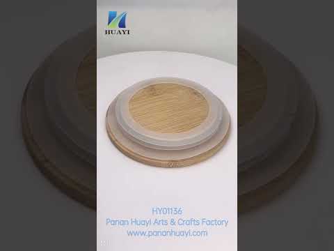 High Borosilicate Glass Storage Jar Bamboo Lid