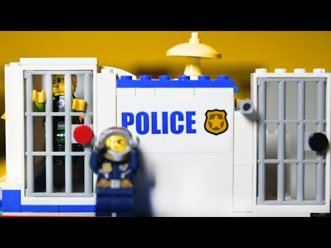 Lego police race and hungry Steve