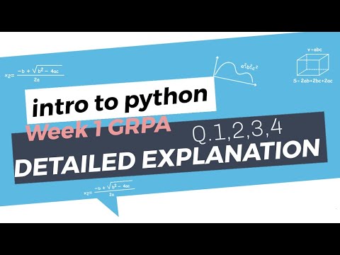 week 1 GRPA explanation || intro to python || IITM BS DATA SCIENCE || #python #coding #viralvideo