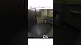 Self cleaning public toilets  #answerallthequestions #curiousminds #crafts #diy #lock #shorts
