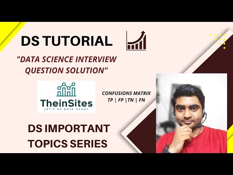Data Science Interview Question Solution (Infosys) | Confusion Matrix | Detailed Solution