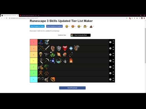 Which Skill is the Most Useful? [Runescape 3] Skill Tier List (RESPOSE)
