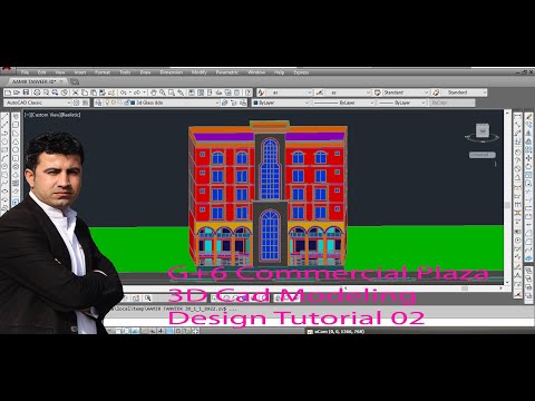 G+6 Commercial Plaza 3D Cad Modeling Design Tutorial 02 #Commercial#3DCad#Modeling