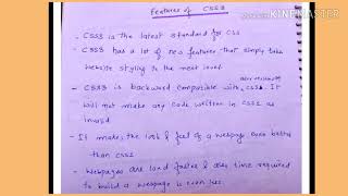 Features of CSS 3 - lecture 60/IWT