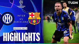 HIGHLIGHTS - Inter vs Barcelona | UEFA Champions League - Semifinal Vuelta | TUDN