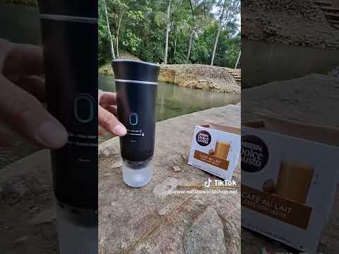 Portable Camping Coffee Maker: Enjoy a hot coffee anywhere! #cafévibe #coffee #coffeelovers