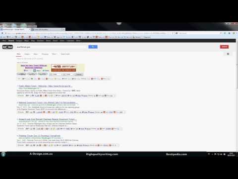 Drew Kelly Online Marketing   Tutorial 27   EDU and GOV links HD