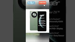 Acer Super ZX 5G (Cosmic Green, 6GB RAM, 128GB Storage) | 120 Hz FHD+ Display | 5000 mAh Ultra-Thin