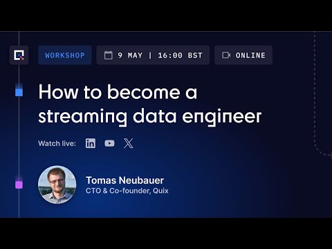 How to become a streaming data engineer