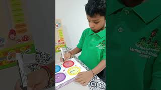 Revising Hour clock before school 🏫😍❤️ #toddlerlearning #toddleractivites #mathbasics #timeconcepts