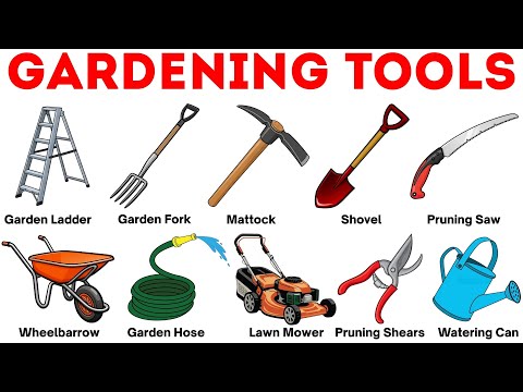 Gardening Tools Name | Learn Garden Tools Names in English with Pictures | English Vocabulary