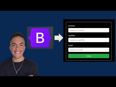 COMO hacer un FORMULARIO con 👉🏻 HTML, CSS y BOOTSTRAP - EXPLICACIÓN RÁPIDA (¡te lo prometo!)