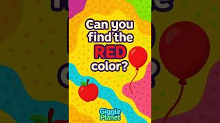 Can You Find the Red Balloon? | Fun Color Game for Kids!"