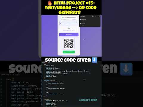 Make Smart QR Codes for Text, Links, Images 📱✨ | #coding #shorts