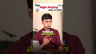 Top 5 Tech Careers ranked | AI, Cloud, Full Stack & Cybersecurity  #shorts  #ai #cloud