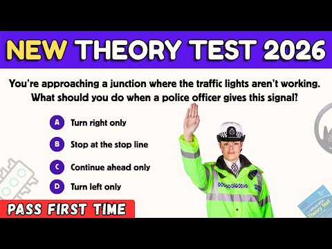 Theory Test 2026 UK | 50 DVSA-Style Questions & Answers Most Learners Fail | Pass First Time