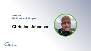 UI, Pure and Simple (by Christian Johansen)