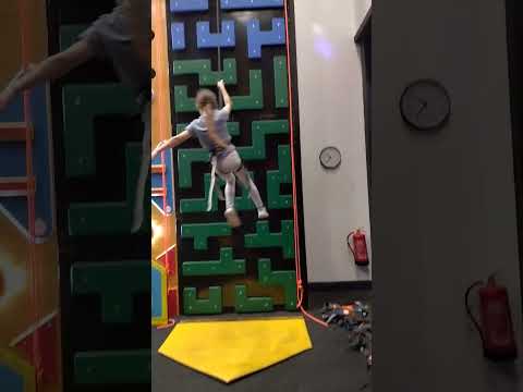 climbing wall abseiling challenge!! #climbing #climbingchallenge #activekids #summervibes