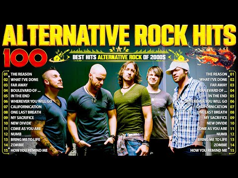 Top 100 Alternative Rock 90'S 2000'S🎶 Linkin Park, Green Day, Simple Plan, Hoobastank, Hinder, Creed