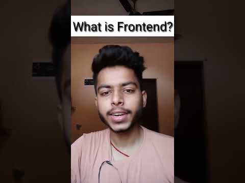 What is frontend ? #coding #shorts #ytshorts #youtubeshorts #frontend #faangm #pepcoding #webdev
