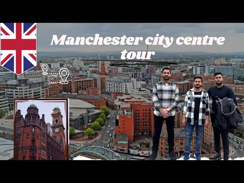 Exploring Manchester City Centre at Night 🌆 | Nightlife Vlog 2025 UK international student vlog