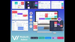 Bootstrap Admin Dashboard – WebkitX Admin Template