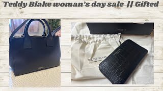 Teddy Blake Bella Palmelatto 12" - Black/Red || Planner bag AD || GIFTED ||