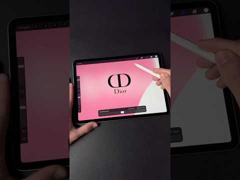 Beautiful Dior logo Animation 🫦✨#dior#beautiful #procreate @Diorbeauty ​⁠@Dior  #lips