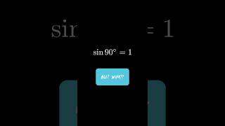 Proof why sin 90° = 1?? 🔥🔥