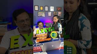 🔥😎Advance Excel Tricks🔥Center Across Selection #shorts #excel #exceltips #computer #ytshorts