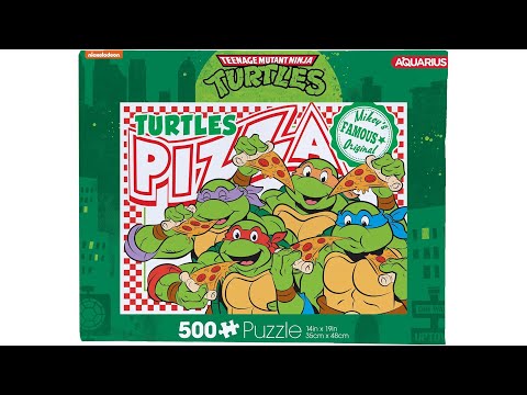 Teenage Mutant Ninja Turtles Pizza (Aquarius 62311 ) #TMNT #Puzzle #aquarius #Timelapse