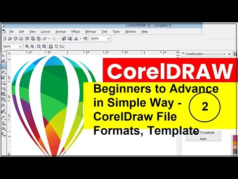 Coreldraw Full Tutorial For Beginners to Advance in Simple Way-CorelDraw Introduction Part -2