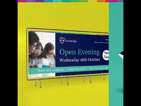 Planning a School Open Evening or Event? See our Banners and Flyers #PrintForSchools #SchoolEvents