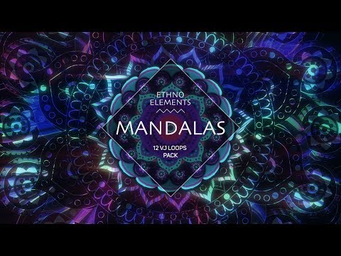 Mandalas Ethno Elements VJ Loops Pack