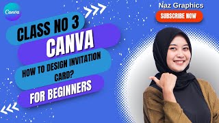 How to design Wedding Invitation Card | Canva Tutorial For Beginners 2024 | In Urdu/Hindi