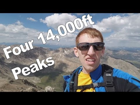 Hiking Four 14'ers in Colorado (DeCaLiBro Combo)