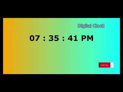 Digital Clock using HTML, CSS3 and JavaScript. Create a simple digital clock .