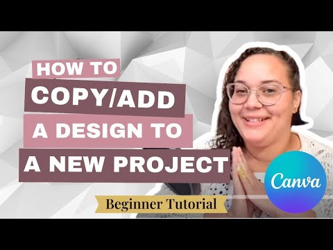 ⚡️ [One Click Hack] How Copy From One Project to Another | Canva Tutorial For Beginners
