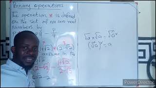 Binary Operations involving Surds